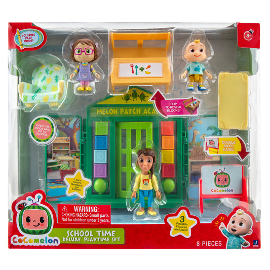 Jaswar -Cocomelon Deluxe Schooltime Playtime Set