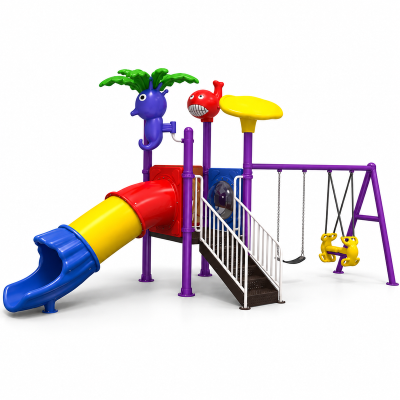 Toyemporium Compact Swing & Slide Playground