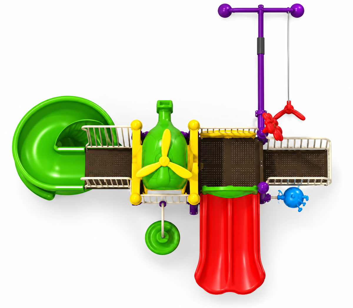 Toyemporium Helicopter Multi-Activity Playground