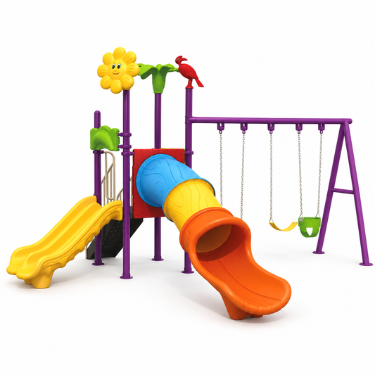 Toyemporium Swing & Tunnel Slide Playground