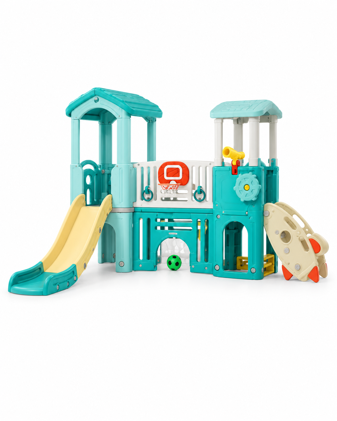 Toyemporium Compact Sky Blue Multi-Activity Play Centre