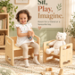 OooK Montessori Nesting Table and Chair Set