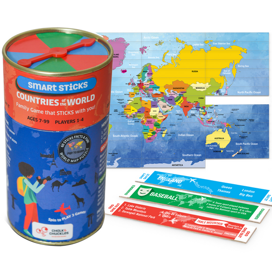 Chalk & Chuckles - Smart Sticks - Countries