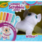 Crayola Scribble Scrubbie Jumbo Pet – Big Wilbur The French Bulldog, Washable Coloring Toy For Kids, Ages 3+