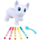 Crayola Scribble Scrubbie Jumbo Pet – Big Wilbur The French Bulldog, Washable Coloring Toy For Kids, Ages 3+