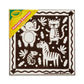 Crayola Velvet CYO Canvas 20x20cm - Jungle Ages 3+ - Marah Kids