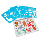 Crayola Stencil Colouring Book | Includes Patterned pages, Colouring pages, Stencil sheet & Stickers, and sticker scenes | Ages 6+ - Marah Kids
