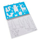 Crayola Stencil Colouring Book | Includes Patterned pages, Colouring pages, Stencil sheet & Stickers, and sticker scenes | Ages 6+ - Marah Kids