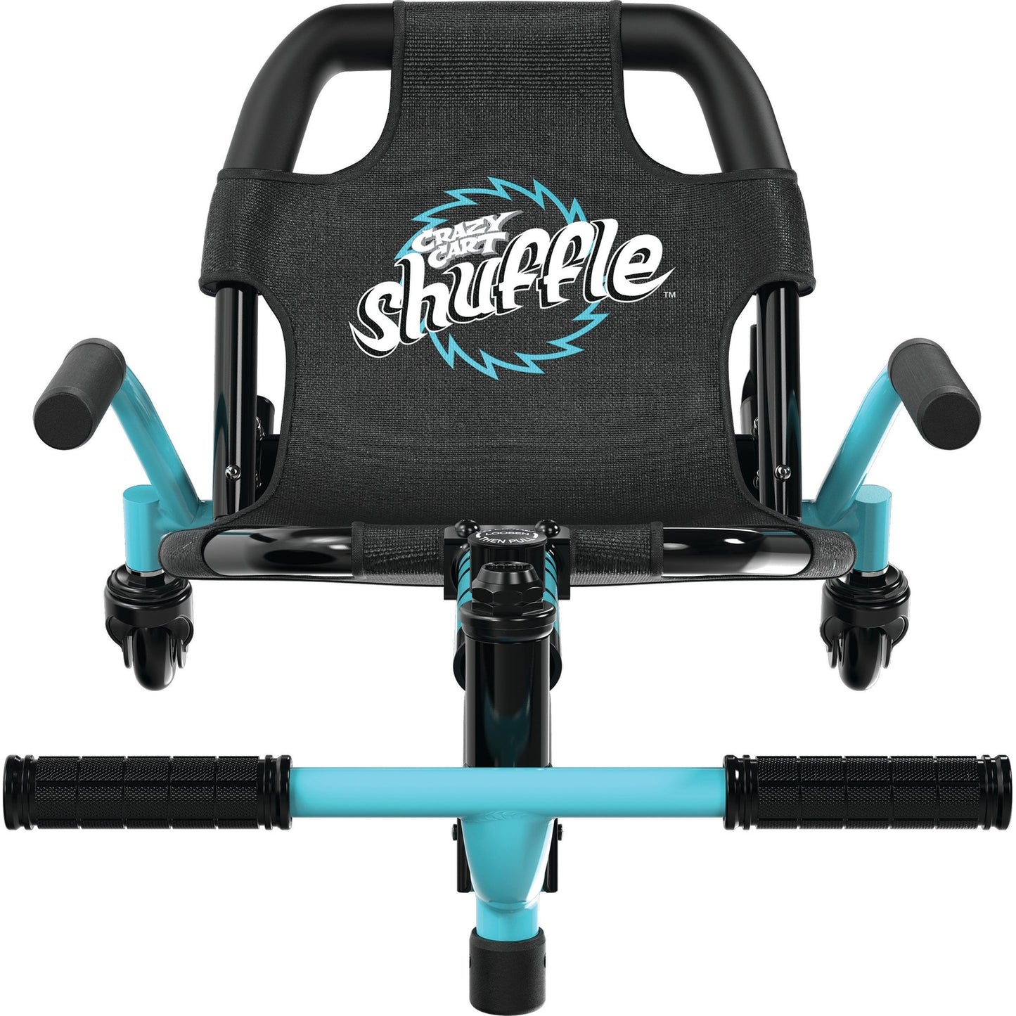 عربة Razor Crazy Cart Shuffle باللون الأسود/الأزرق المخضر 4+