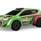 D Power – Rally Monster (Twin Pack) | RTR, 2 Radio Remote Control Car for Kids | 1:26 Scale, Dual Frequency Radio Channel, All Way Movement RC Car | White / Green Asst. - Marah Kids