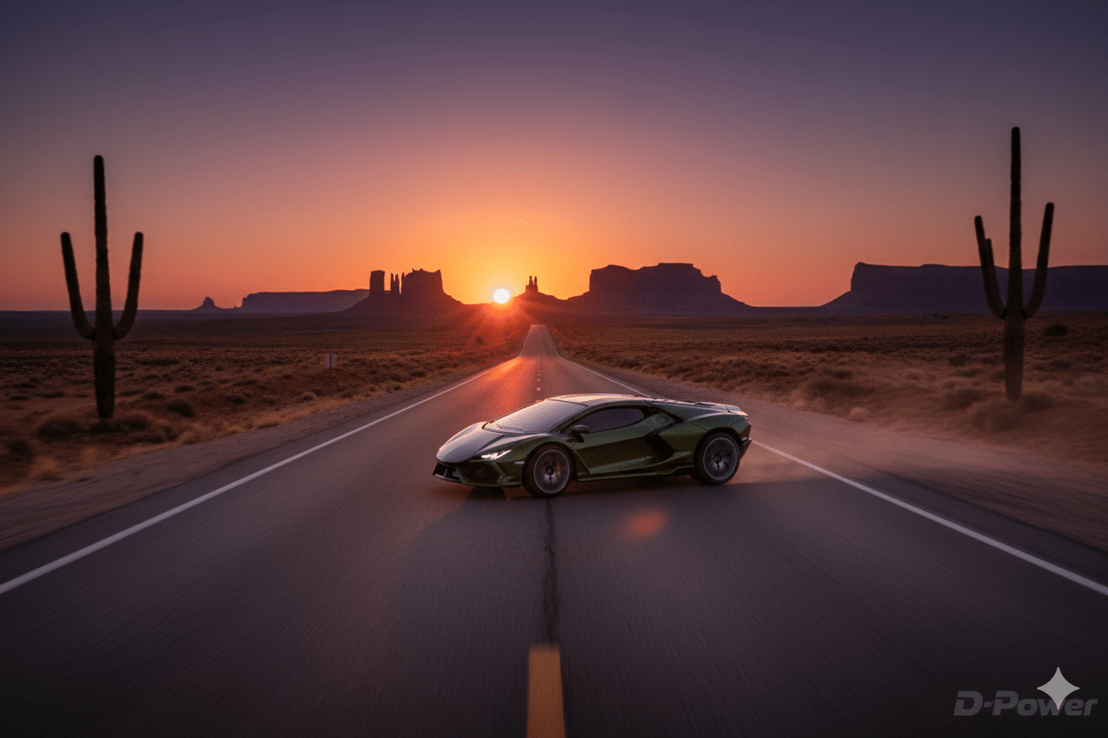 d - power 1:64 diecast lamborghini revuelto 2024 matte green - Marah Kids