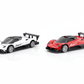 D - Power 1:64 Diecast Pagani Zonda R – White/Red Collectible Car - Marah Kids