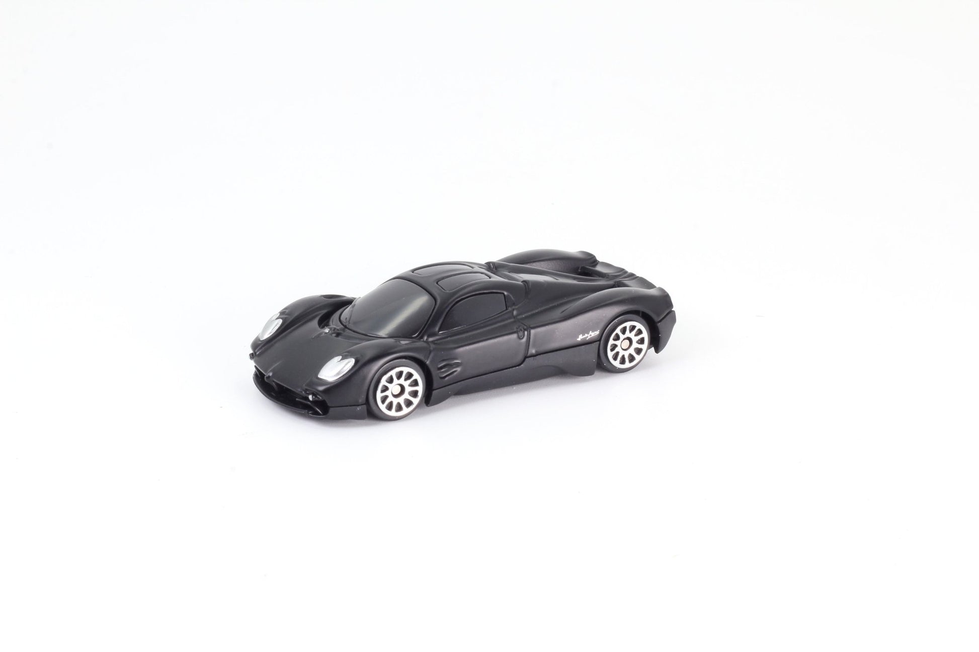 D - Power 1:64 Diecast Pagani Utopia – Matte Black Collectible Ca - Marah Kids
