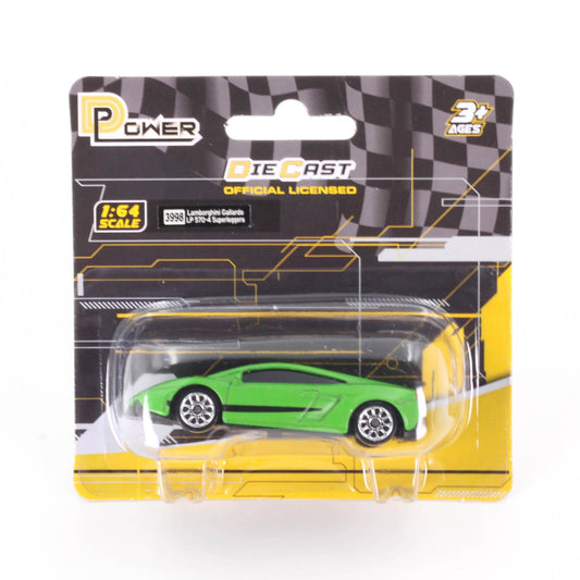 D - Power 1:64 Diecast Lamborghini Gallardo LP570 - 4 MATTE Green - Marah Kids