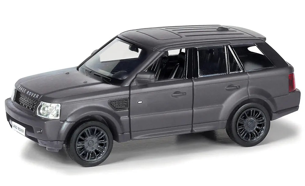 D - Power 1:36 Diecast Land Rover Range Rover Sport – Matte Black, Pull Back, Collectible SUV Model Car - Marah Kids
