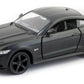 D - Power 1:36 Diecast Ford Mustang 2015 – Matte Black, Pull Back, Collectible Muscle Car Model - Marah Kids