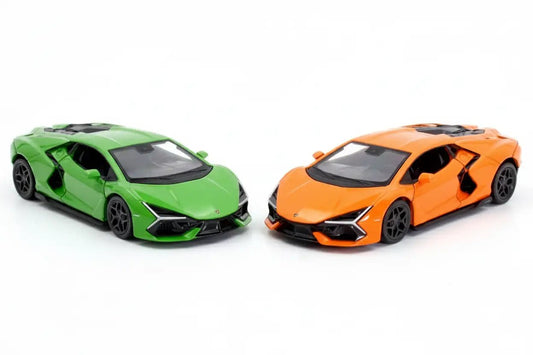D - Power 1:36 Diecast Lamborghini Revuelto 2024, Assorted Colors Orange / Green, 1 Piece - Marah Kids