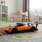 D - Power 1:36 Diecast Pagani Zonda R – Orange, Pull Back, Collectible Supercar Model - Marah Kids