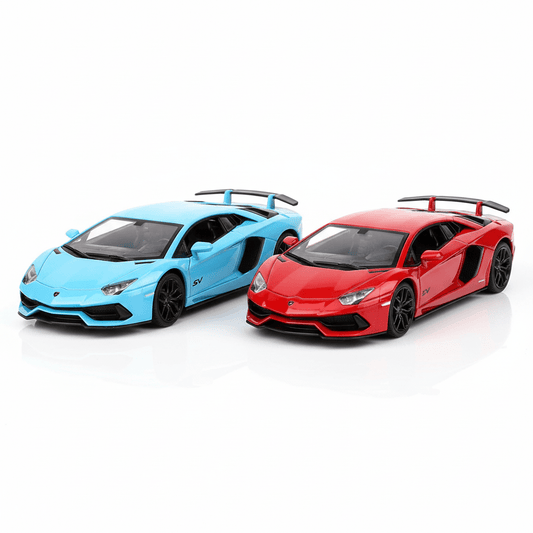 d - power 1:36 diecast lamborghini aventador lp750 - 4 – blue/red - Marah Kids