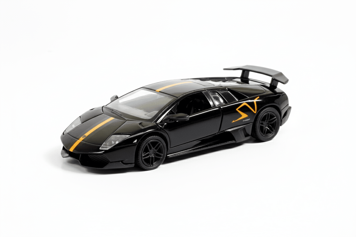 d - power 1:36 diecast lamborghini lp670 - 4 murcielago – black - Marah Kids