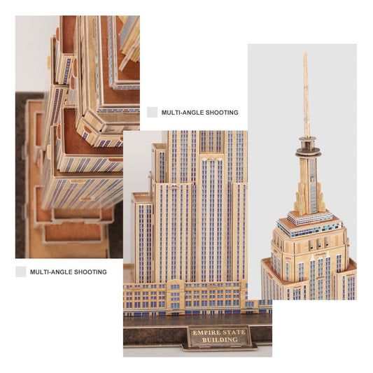 CUBIC FUN NGEO 3D PUZZLE EMPIRE STATE BUILDING 66P - Marah Kids