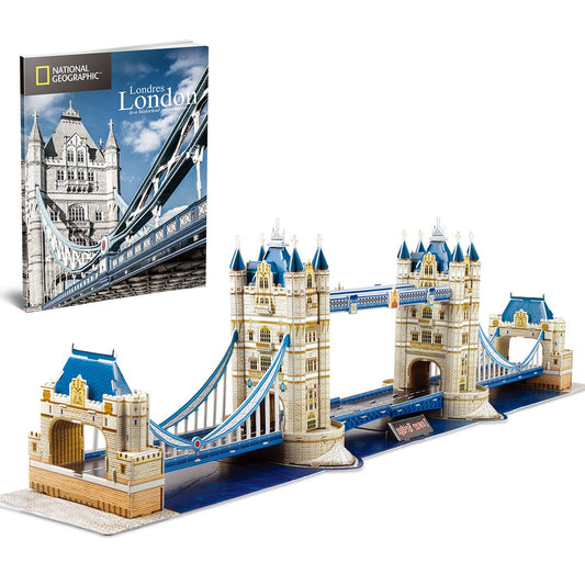 CUBIC FUN NGEO 3D PUZZLE TOWER BRIDGE 120PCS - Marah Kids