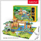 National Geographic National Geographic kids 3D Puzzle Jungle Adventure Playset 65 - pieces - Marah Kids