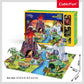 National Geographic kids 3D Puzzle Dino Mountain Playset 54 - pieces - Marah Kids