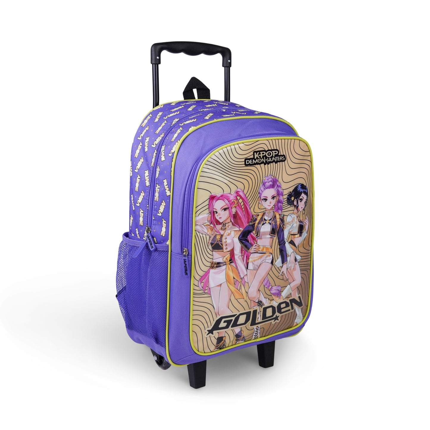 Netflix K-Pop Demon Hunters Golden 5-in-1 Kids Trolley School Set 18 Inch