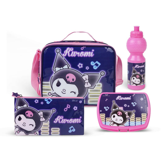 Sanrio Kuromi 5-in-1 Backpack Set 18 Inch - Marah Kids