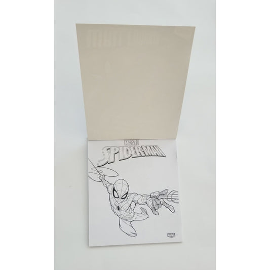 DISNEY SPIDER-MAN COLORING SET WITH SHAPED CRAYON