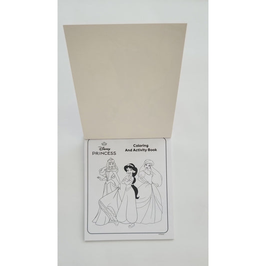 DISNEY PRINCESS COLORING SET WITH SHAPED CRAYON