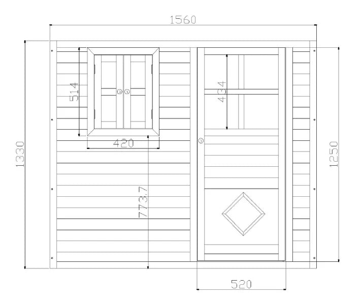 Wood Kraft Kids – Cubby Playhouse - product image 4