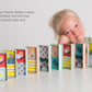 Taf Toys Domino Rally Block | XL Dominoes Set, Ages 30M+