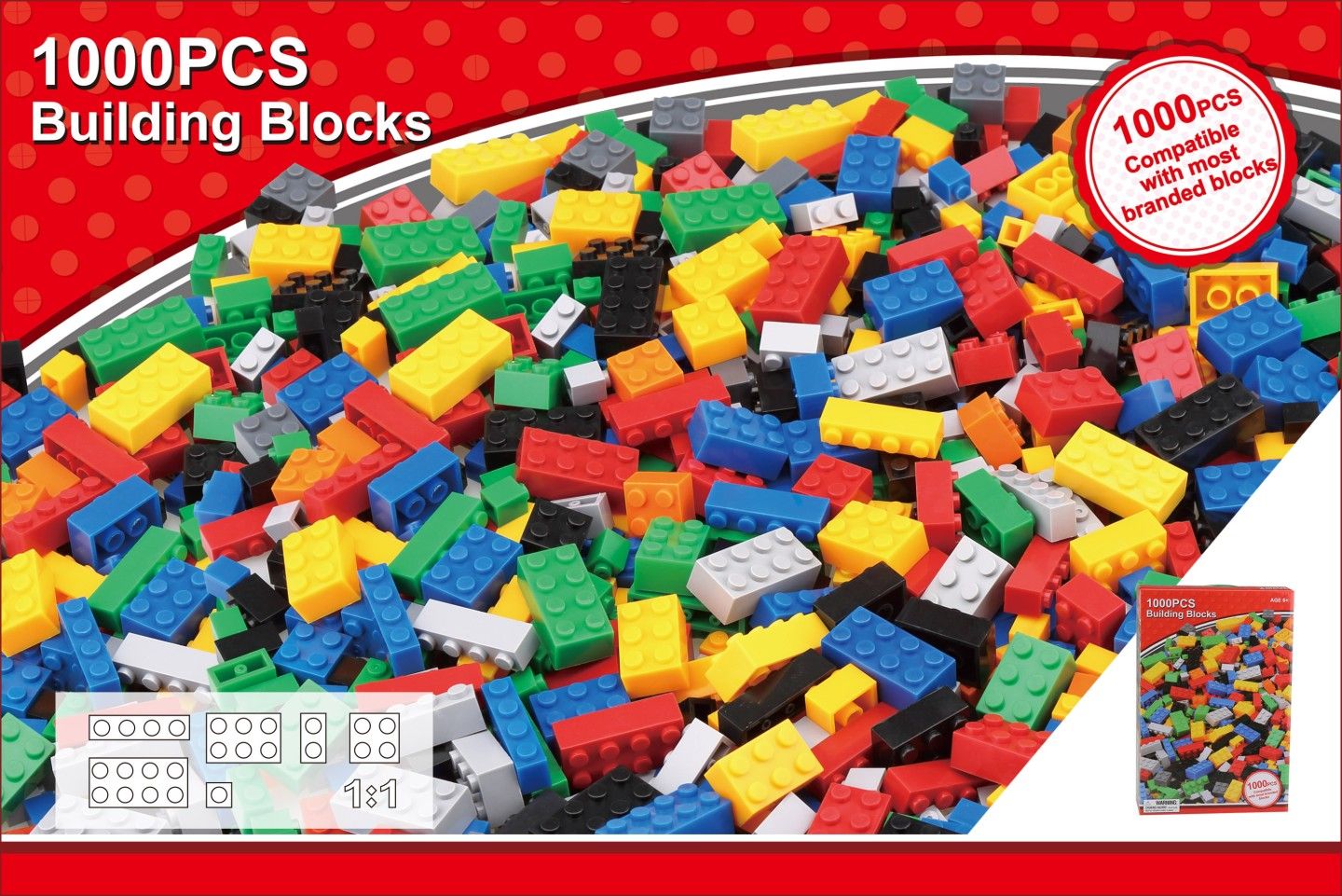 Banbao - Building Blocks Megapack 1000Pcs