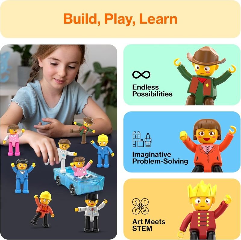 Picasso Magnetic Character Figures 16pieces - Marah Kids