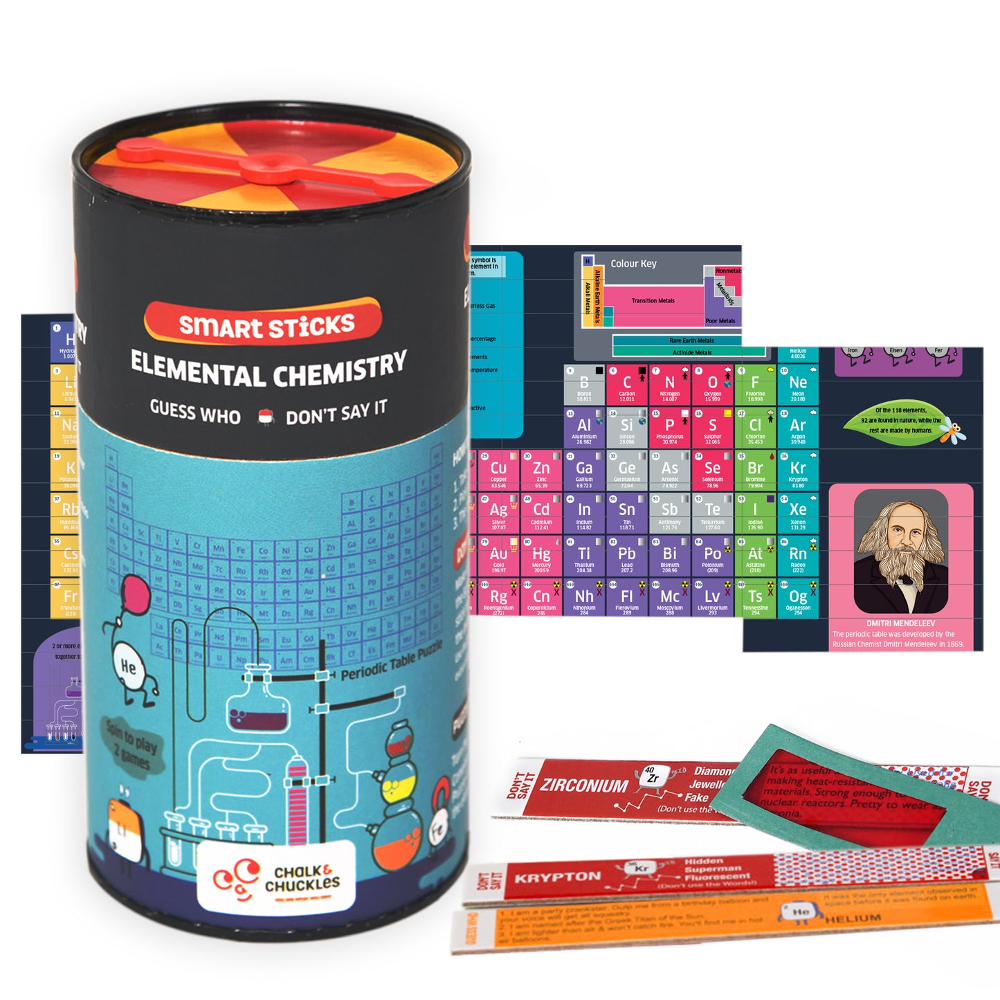 Chalk & Chuckles - Smart Sticks - Elemental Chemistry