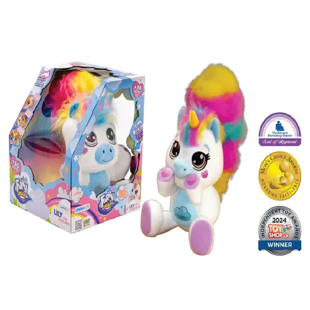 Eolo -Furry Tails Electronic Plush Unicorn
