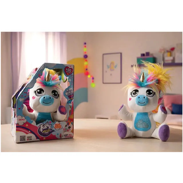 Eolo -Furry Tails Electronic Plush Unicorn