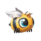 Eolo - Jiggly Pets - Electronic Bee - Yellow - Marah Kids