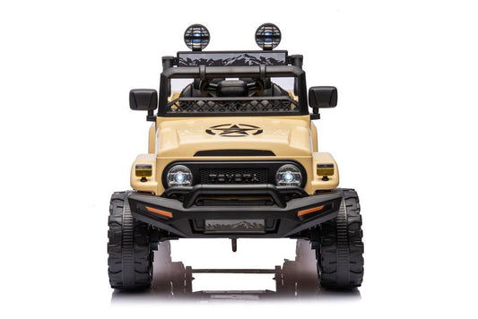 TOYOTA FJ CRUISER 12V RIDE - ON | 2 MOTORS | EVA WHEELS | KHAKI - Marah Kids