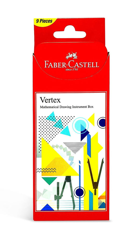 FABER - CASTELL VERTEX MATHEMATICAL SET 9PC - Marah Kids