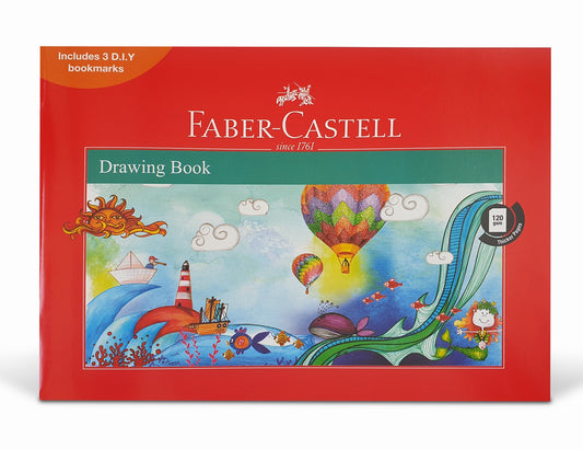 FABER - CASTELL DRAWING BOOK A4 120GSM 36 PAGES - Marah Kids