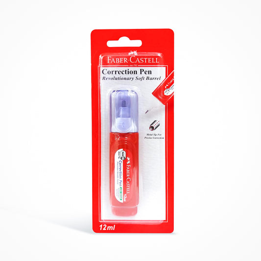 FABER - CASTELL CORRECTION PEN METAL TIP 12ML - Marah Kids
