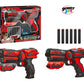 Power Joy Shooterz X Blaster 2 with 6 Foam Bullets, Assorted - 1 Piece - Marah Kids