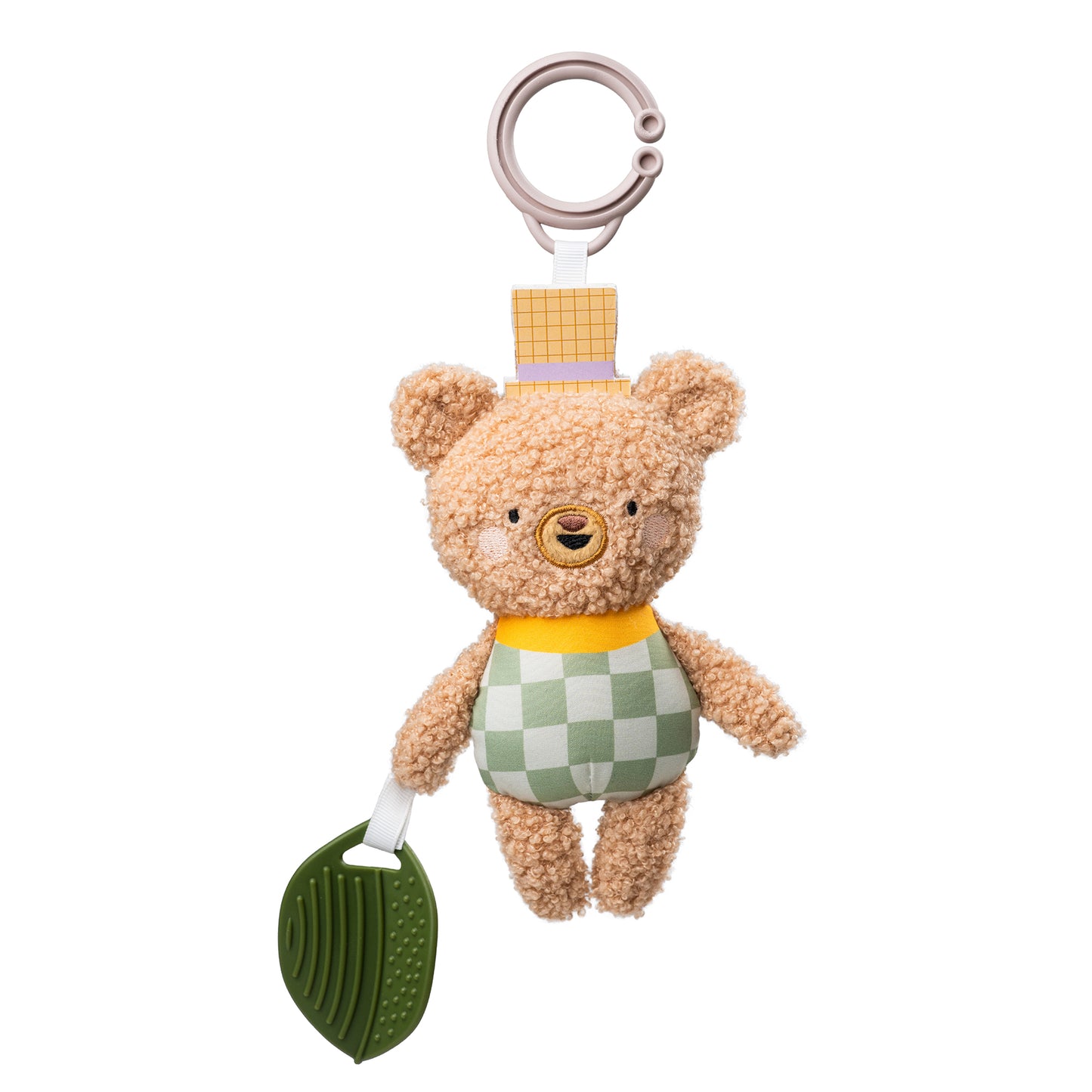 Taf Toys Y Sensory Activity Soft Toy | Plush Rabbit with Teether, 0M+