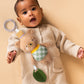 Taf Toys Y Sensory Activity Soft Toy | Plush Rabbit with Teether, 0M+