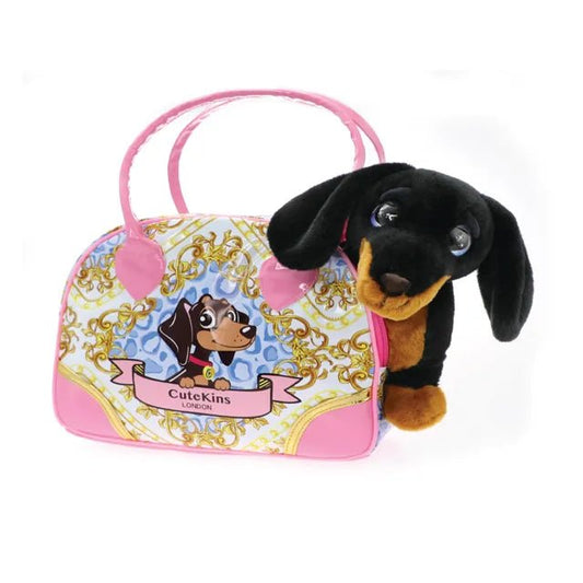 Funville - Daschund Puppy With Carry Case - Marah Kids