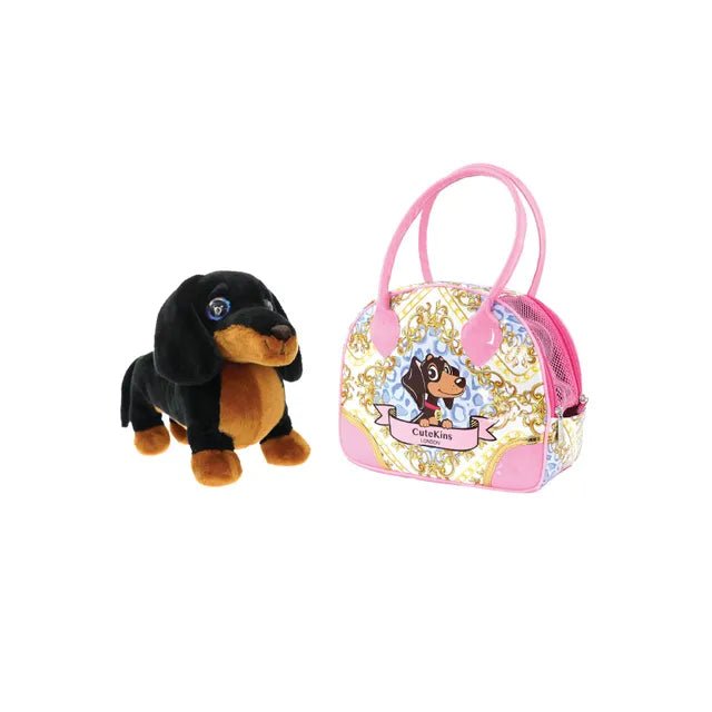 Funville - Daschund Puppy With Carry Case - Marah Kids