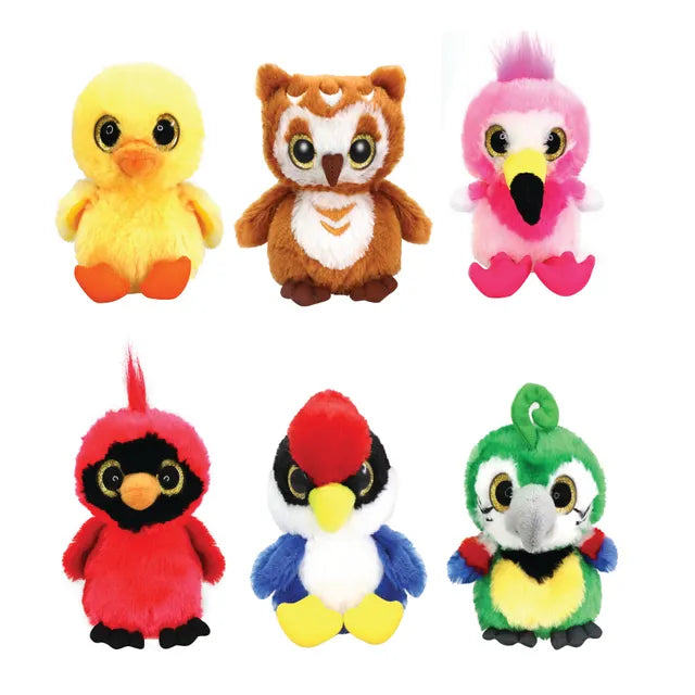 Funville -Tweet Peeps 12Cm Plush Birds With Sounds
